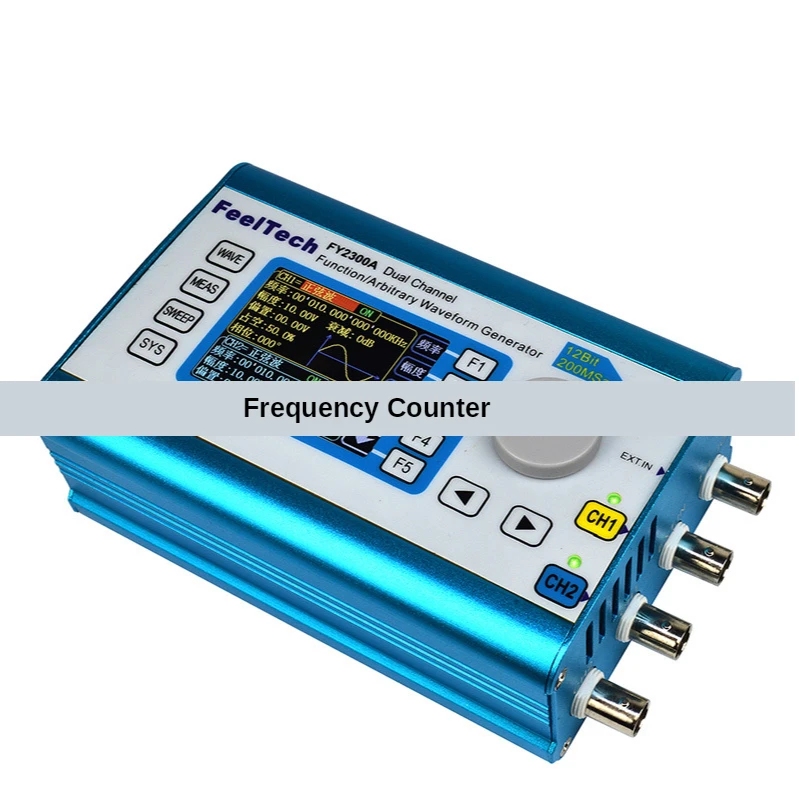 

FY2300 12 МГц произвольная форма двухканальный генератор сигналов DDS синусоидальный сигнал частота дискретизации 100 МГц измеритель частоты