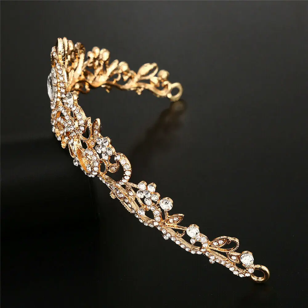 

Wedding Princess Headbands Tiara Bridal Crown Prom Headpiece Gifts Hair Pins For Women Jewelry Tiaras And Crowns Large