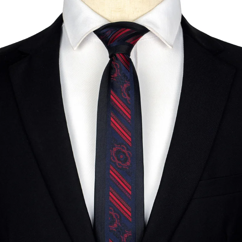 

Men Tie 6cm Skinny Ties Luxury Mens Fashion Neckties Corbatas Gravata Jacquard Business Slim Tie Festival Banquet Accessories