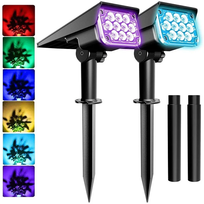 Solar Led Light Outdoor IP65 Waterproof Adjustable Solar Spotlight Landscape Garden Decoration Outdoor Wall Light Solar Lamp
Solar Led Light Outdoor IP65 Waterproof Adjustable Solar Spotlight Landscape Garden Decoration Outdoor Wall Light Solar Lamp