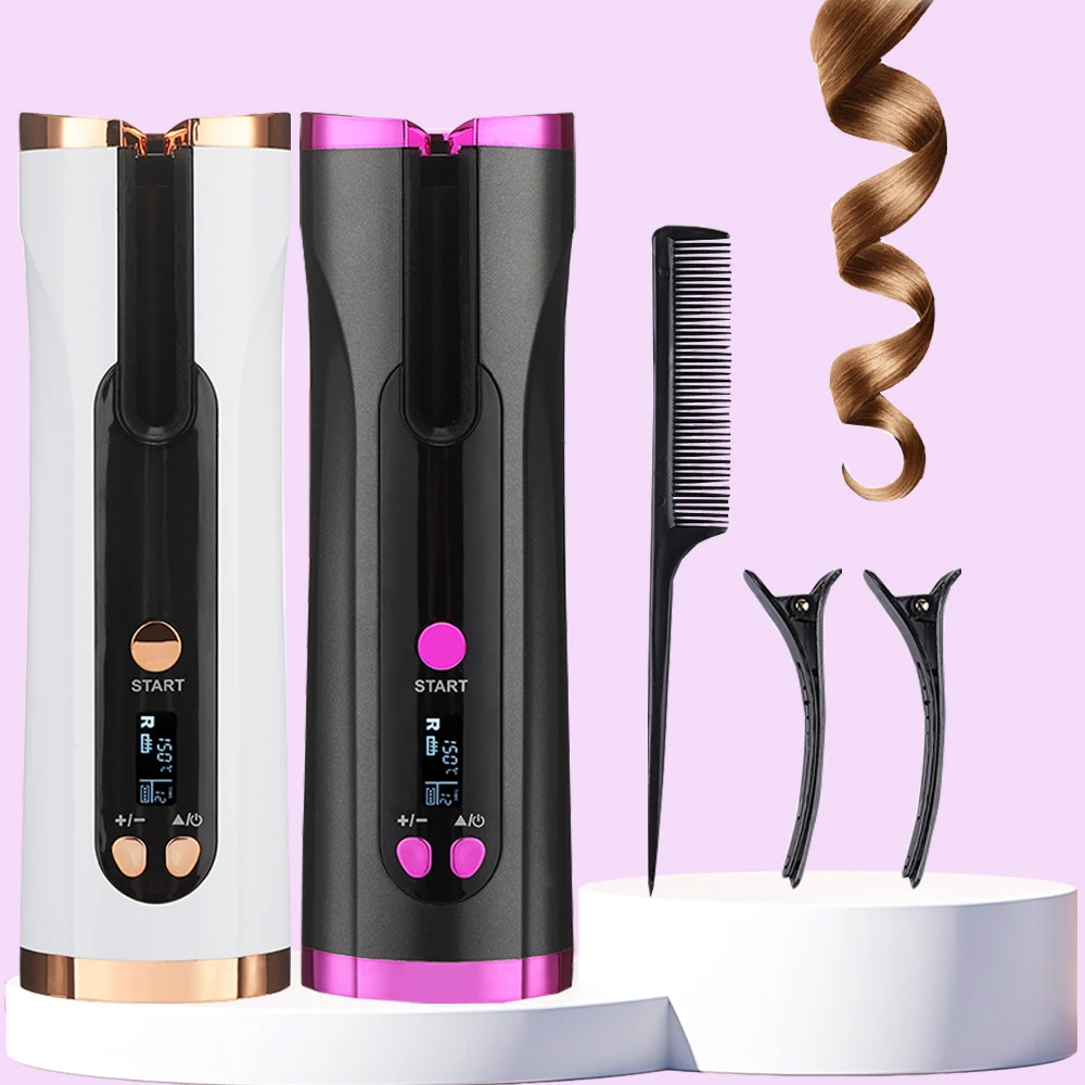 Electric Hair Curler Automatic Rotating Hair Curling Iron USB Wireless With LCD Temperature Adjustable Wave Hairstyle Tool
Electric Hair Curler Automatic Rotating Hair Curling Iron USB Wireless With LCD Temperature Adjustable Wave Hairstyle Tool