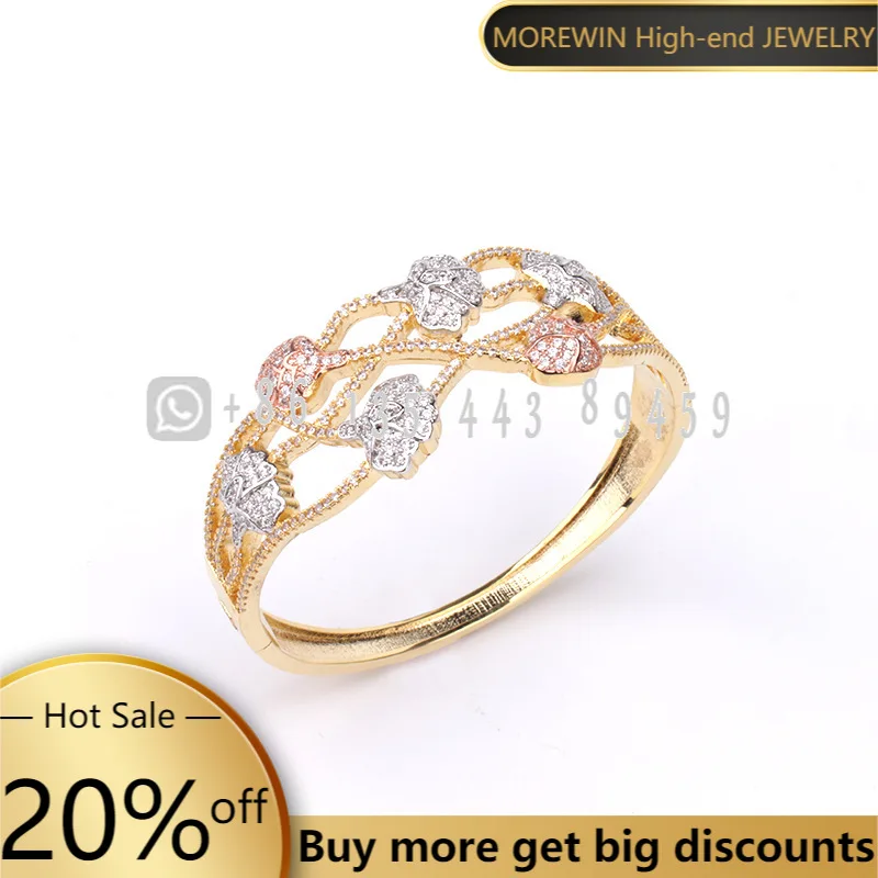 European And American Fashion Ethnic Style Personality Flower Bracelet Ring Set Women's Luxury Three-color Jewelry Wholesale
European And American Fashion Ethnic Style Personality Flower Bracelet Ring Set Women's Luxury Three-color Jewelry Wholesale