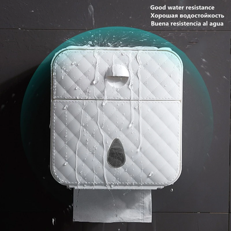 Wall-Mounted Tissue Box Multifunctional Waterproof Toilet Pendant Toilet Storage Box Toilet Paper Holder Bathroom Pendant Set
Wall-Mounted Tissue Box Multifunctional Waterproof Toilet Pendant Toilet Storage Box Toilet Paper Holder Bathroom Pendant Set