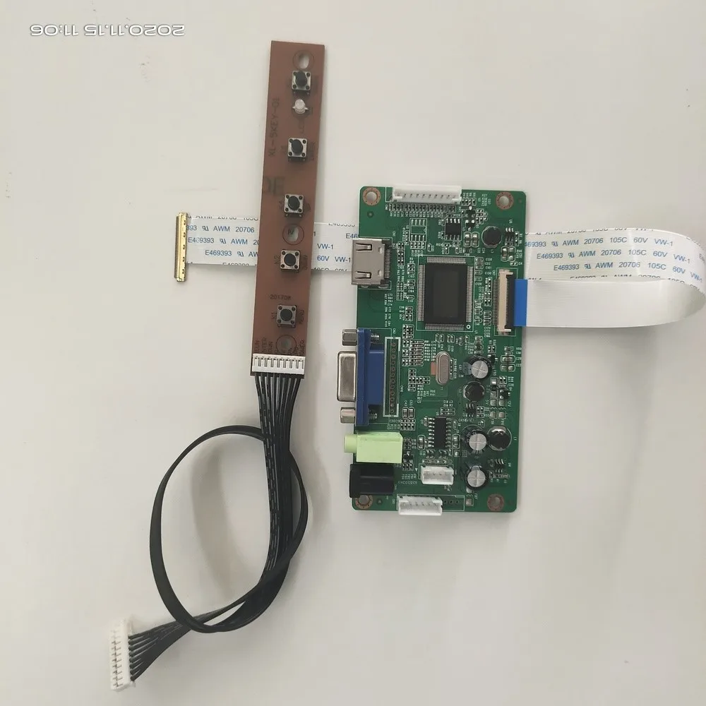 Kit for N156HCN-EAA N156HCN-EBA N156HCN-E5A/EAB 1920x1080 monitor HDMI-compatible Audio VGA LCD LED Screen EDP Controller Board
Kit for N156HCN-EAA N156HCN-EBA N156HCN-E5A/EAB 1920x1080 monitor HDMI-compatible Audio VGA LCD LED Screen EDP Controller Board