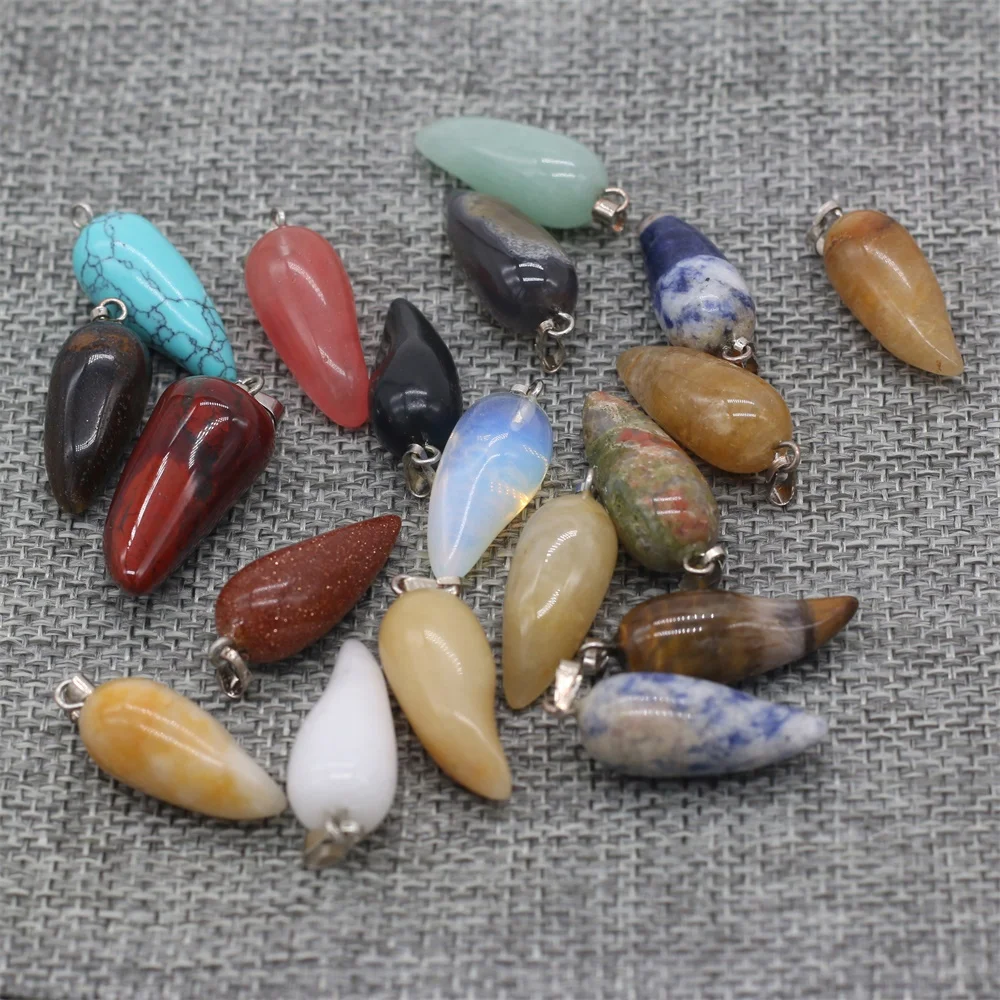 6Pcs Random Natural Stone Pendant Comma-Shaped Semi-Precious Charms For Jewelry Making DIY Necklace Bracelet Earrings Accessory
6Pcs Random Natural Stone Pendant Comma-Shaped Semi-Precious Charms For Jewelry Making DIY Necklace Bracelet Earrings Accessory