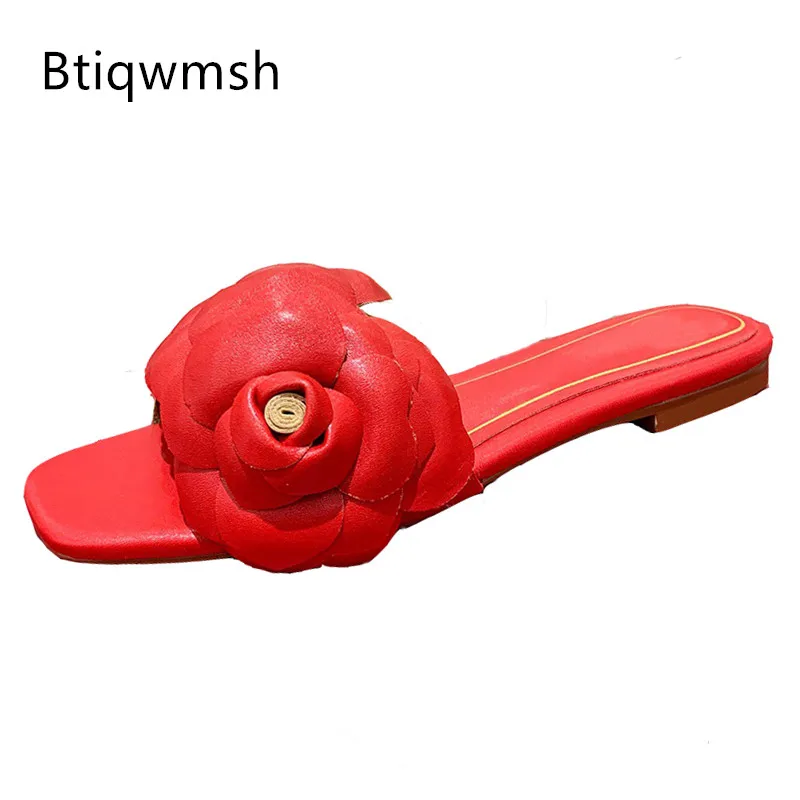 Red Soft Leather Flower Slippers Women Open Toe Black Gold Beige Real Leather Flat Shoes Woman Sexy Sandals
Red Soft Leather Flower Slippers Women Open Toe Black Gold Beige Real Leather Flat Shoes Woman Sexy Sandals