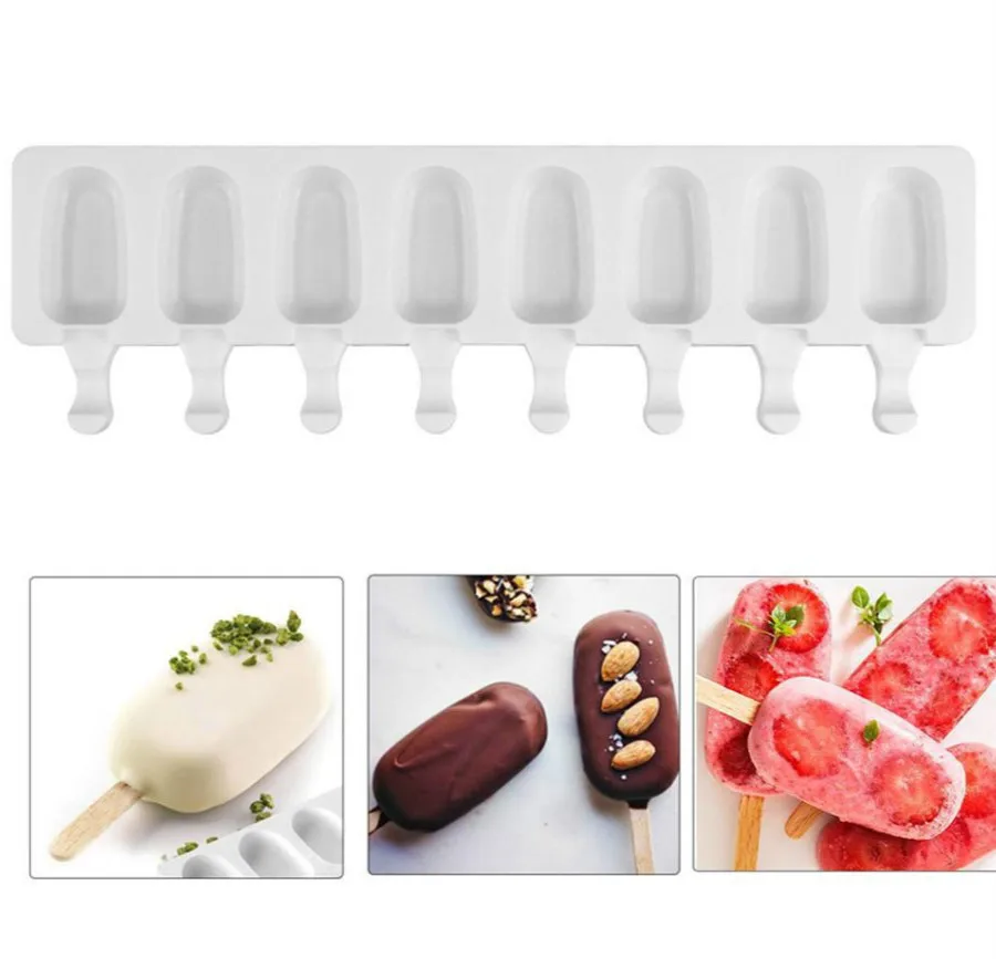 4 Cell Big Size Silicone Ice Cream Mold Popsicle Molds DIY Homemade Dessert Freezer Fruit Juice Ice Pop Maker Mould with Sticks
4 Cell Big Size Silicone Ice Cream Mold Popsicle Molds DIY Homemade Dessert Freezer Fruit Juice Ice Pop Maker Mould with Sticks
