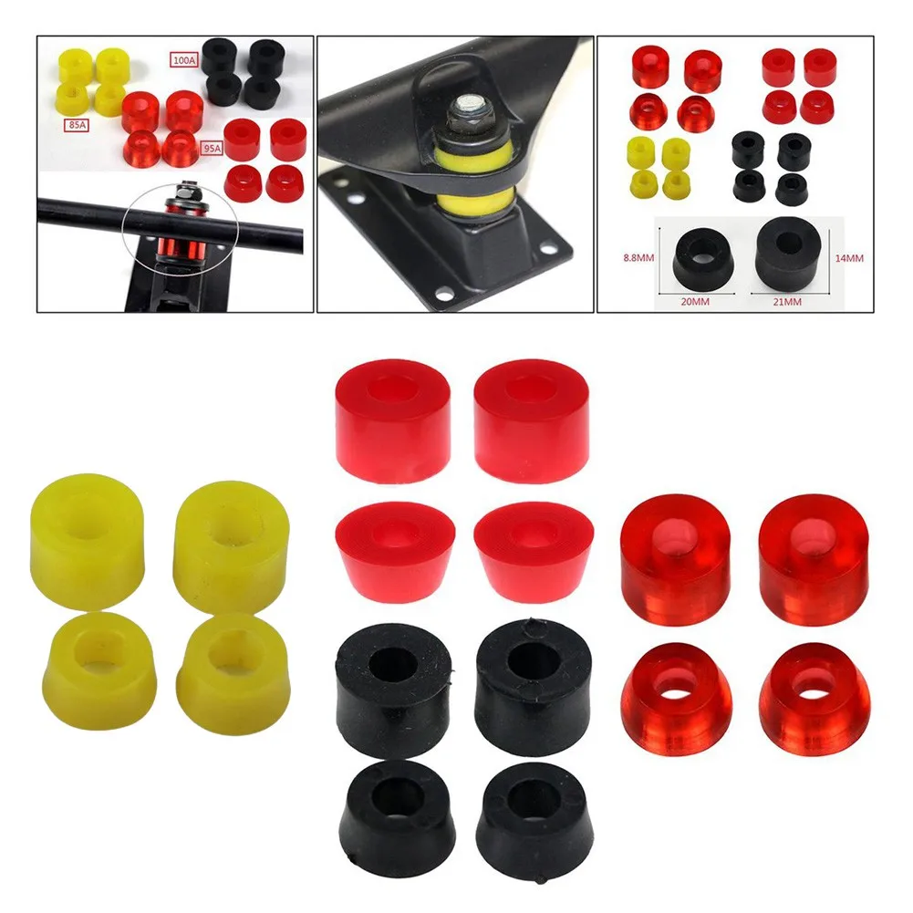 Skateboard Wheel Skateboard Bushing Cover Universal Skateboard Bushing Pivot Cups Shock Absorber Tapered Cylindrical Pads
Skateboard Wheel Skateboard Bushing Cover Universal Skateboard Bushing Pivot Cups Shock Absorber Tapered Cylindrical Pads