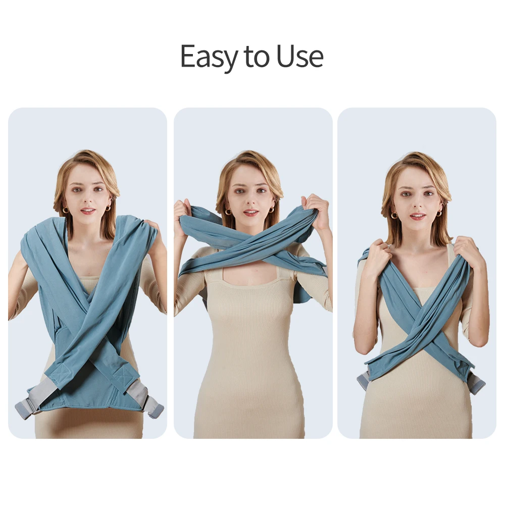 Sunveno Original Baby Wrap Carrier, Infant and Child Sling - Simple Pre-Wrapped Holder for Baby Newborns - No Tying or Rings
Sunveno Original Baby Wrap Carrier, Infant and Child Sling - Simple Pre-Wrapped Holder for Baby Newborns - No Tying or Rings