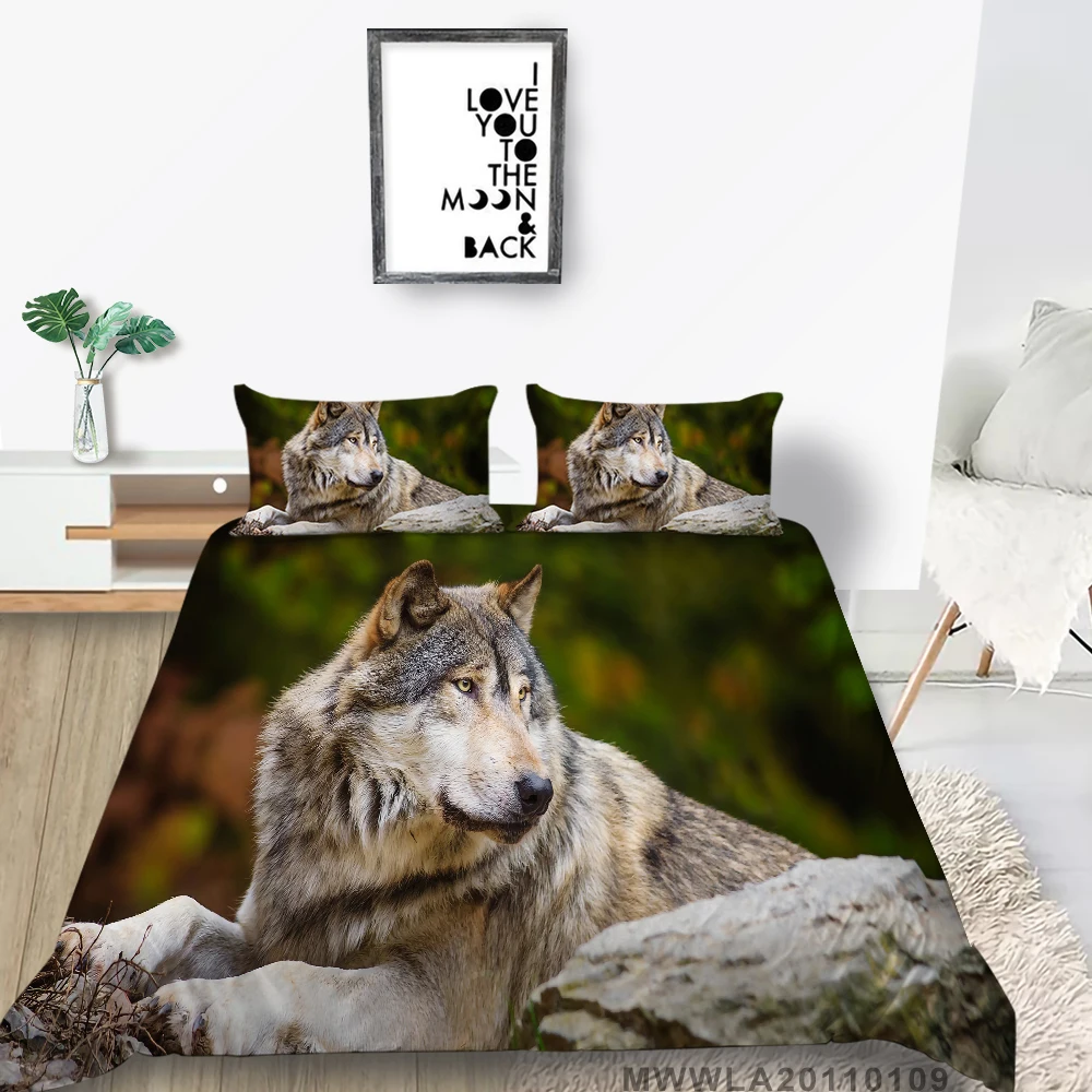 Animal Series Bed Set Wolf On The Rock 3D Natural Duvet Cover Double King Queen Twin Full Single Classic Design Bed Set
Animal Series Bed Set Wolf On The Rock 3D Natural Duvet Cover Double King Queen Twin Full Single Classic Design Bed Set