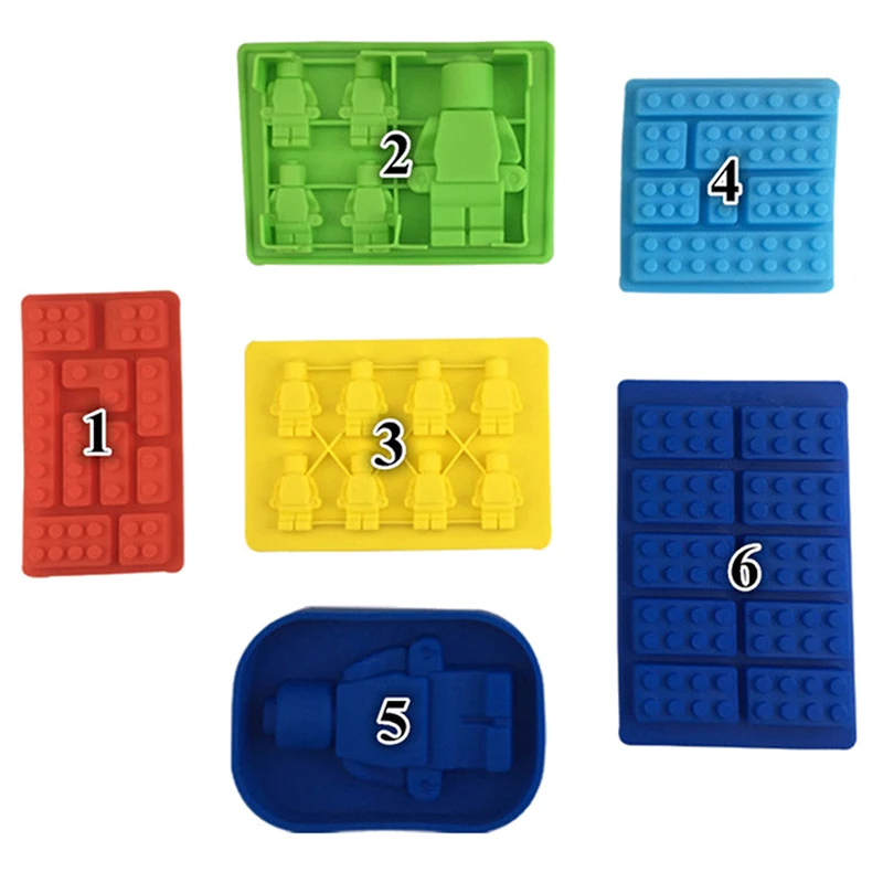Silicone Building Blocks Robot 3D DIY Mold Chocolate Tray Jelly Brownie Dessert Pastries Mould Cake Decoration Tool
Silicone Building Blocks Robot 3D DIY Mold Chocolate Tray Jelly Brownie Dessert Pastries Mould Cake Decoration Tool