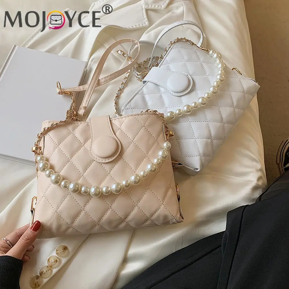 Women Lattice Pattern Bag Solid Color Shoulder Retro Ladies Pearl PU Samll Purse Vintage Women Mini Handbag Tote
Women Lattice Pattern Bag Solid Color Shoulder Retro Ladies Pearl PU Samll Purse Vintage Women Mini Handbag Tote