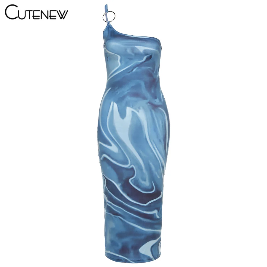 Cutenew Sexy Tie Dye Party Beach Vacation Long Dresses Women Summer New Casual Slim Stretch One Shoulder Lady Sling Dresses Hot
Cutenew Sexy Tie Dye Party Beach Vacation Long Dresses Women Summer New Casual Slim Stretch One Shoulder Lady Sling Dresses Hot
