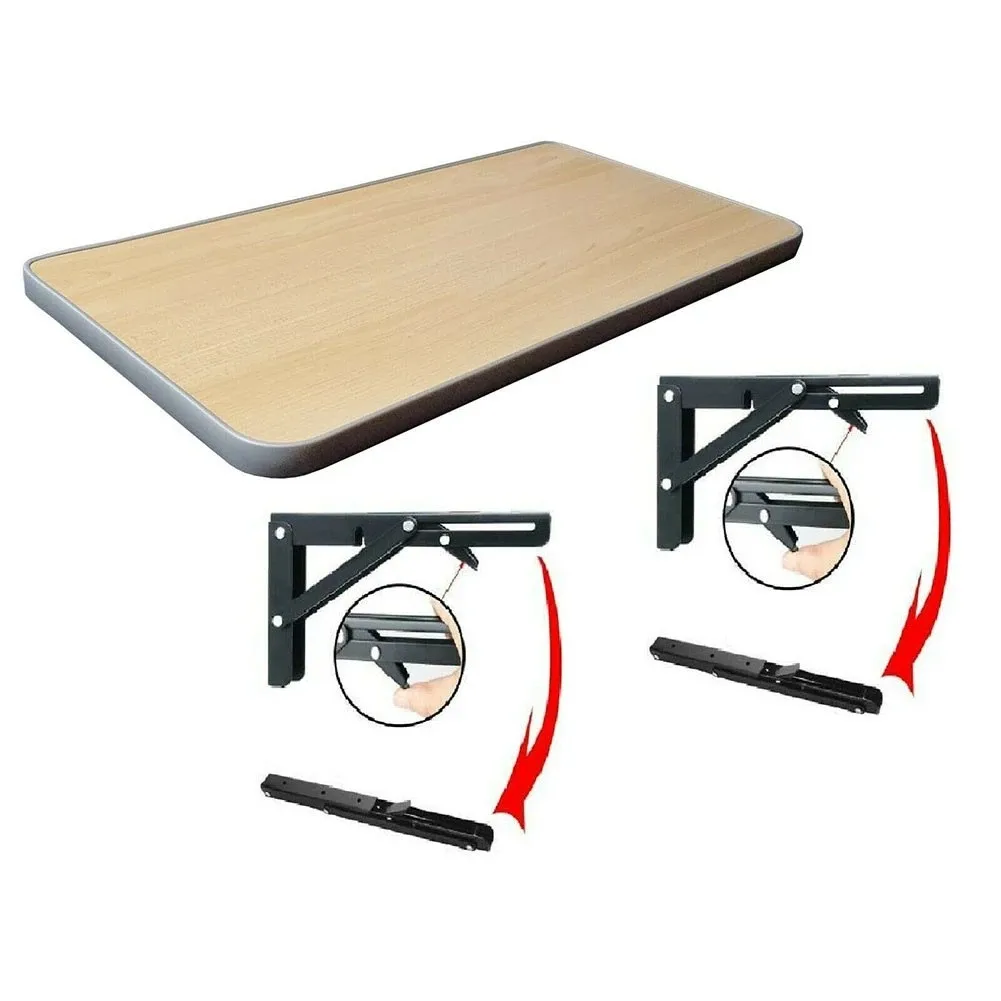 2pcs Campervan Folding Bracket Table Shelf Motorhome Caravan Finish 25X12CM Black Bracket Car Accessories
2pcs Campervan Folding Bracket Table Shelf Motorhome Caravan Finish 25X12CM Black Bracket Car Accessories