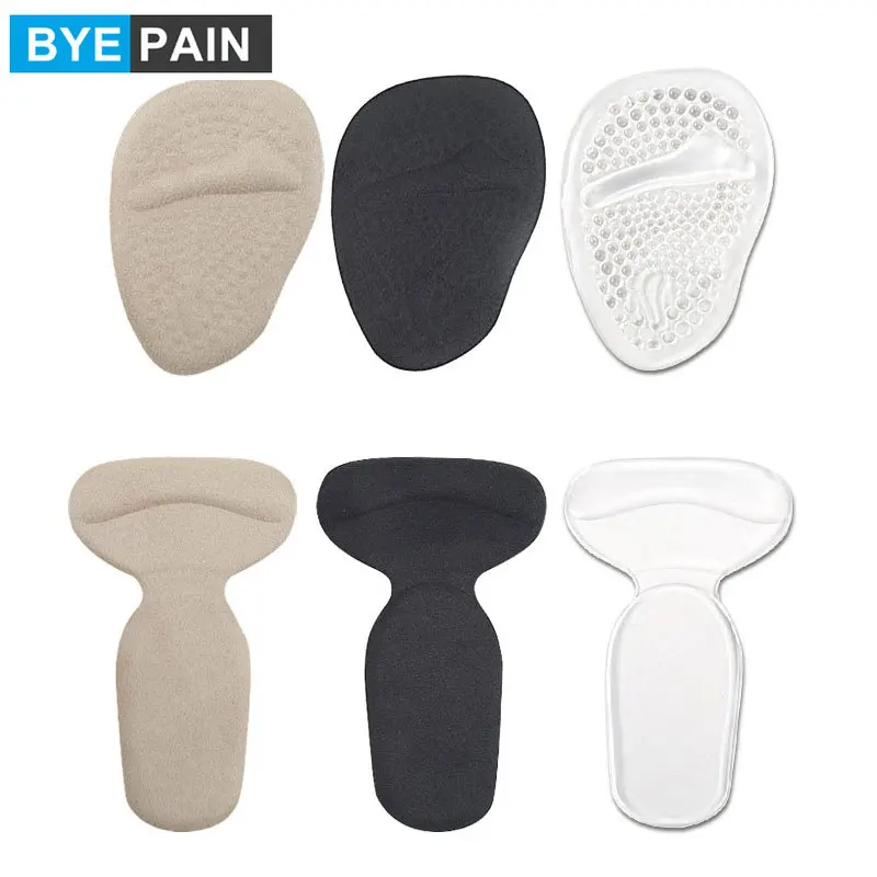1 комплект подушечки для пятки BYEPAIN обуви ручки вкладыши высоких каблуков стельки