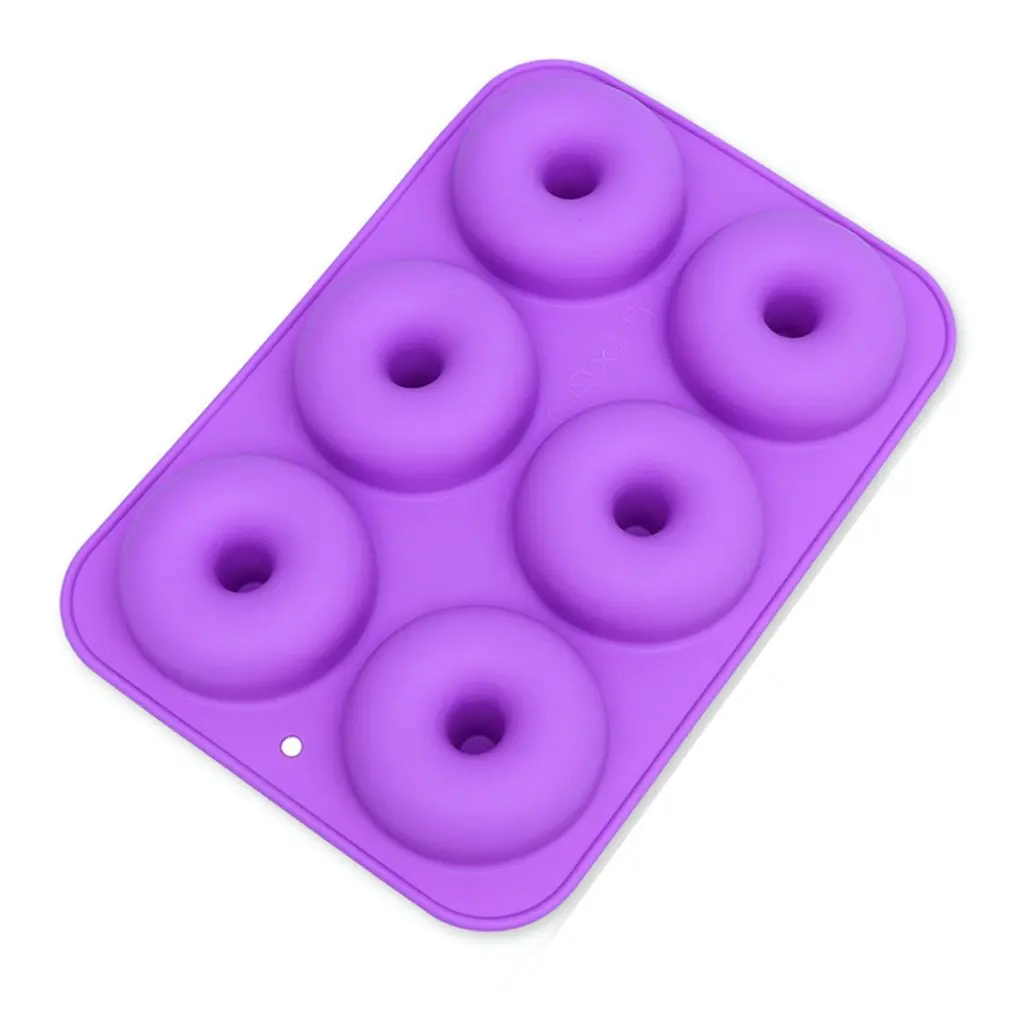 6 Colors Silicone Donut Mold Silicone Cake Mold Making Cake Snacks Non-toxic Round Orange Rose red Dark purple 
6 Colors Silicone Donut Mold Silicone Cake Mold Making Cake Snacks Non-toxic Round Orange Rose red Dark purple