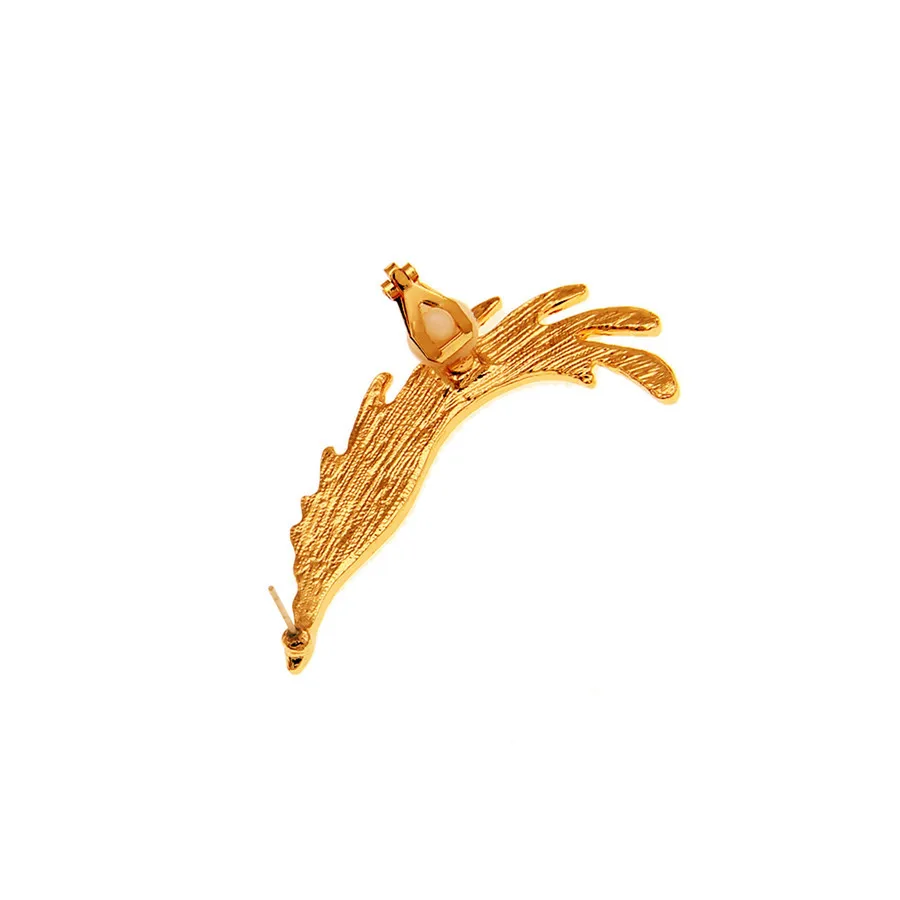 Golden Feather Women Stud Earrings Trendy Ear Clip Girl's Exaggerated Earpin Jewelry Accessories Gift
Golden Feather Women Stud Earrings Trendy Ear Clip Girl's Exaggerated Earpin Jewelry Accessories Gift