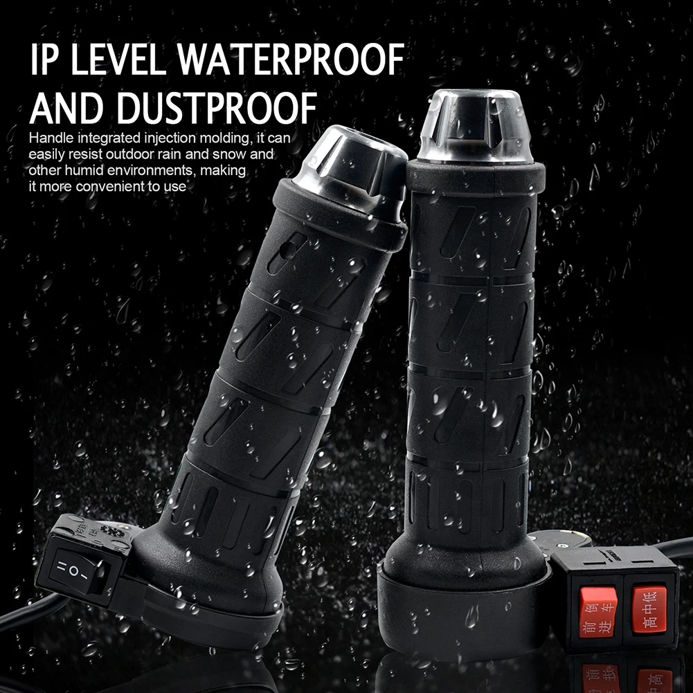 12V Electric Scooter Heated Handlebar Grips with Switch Adjustable Electric Heating Warmth Hand Grips Cycling Accessories
12V Electric Scooter Heated Handlebar Grips with Switch Adjustable Electric Heating Warmth Hand Grips Cycling Accessories