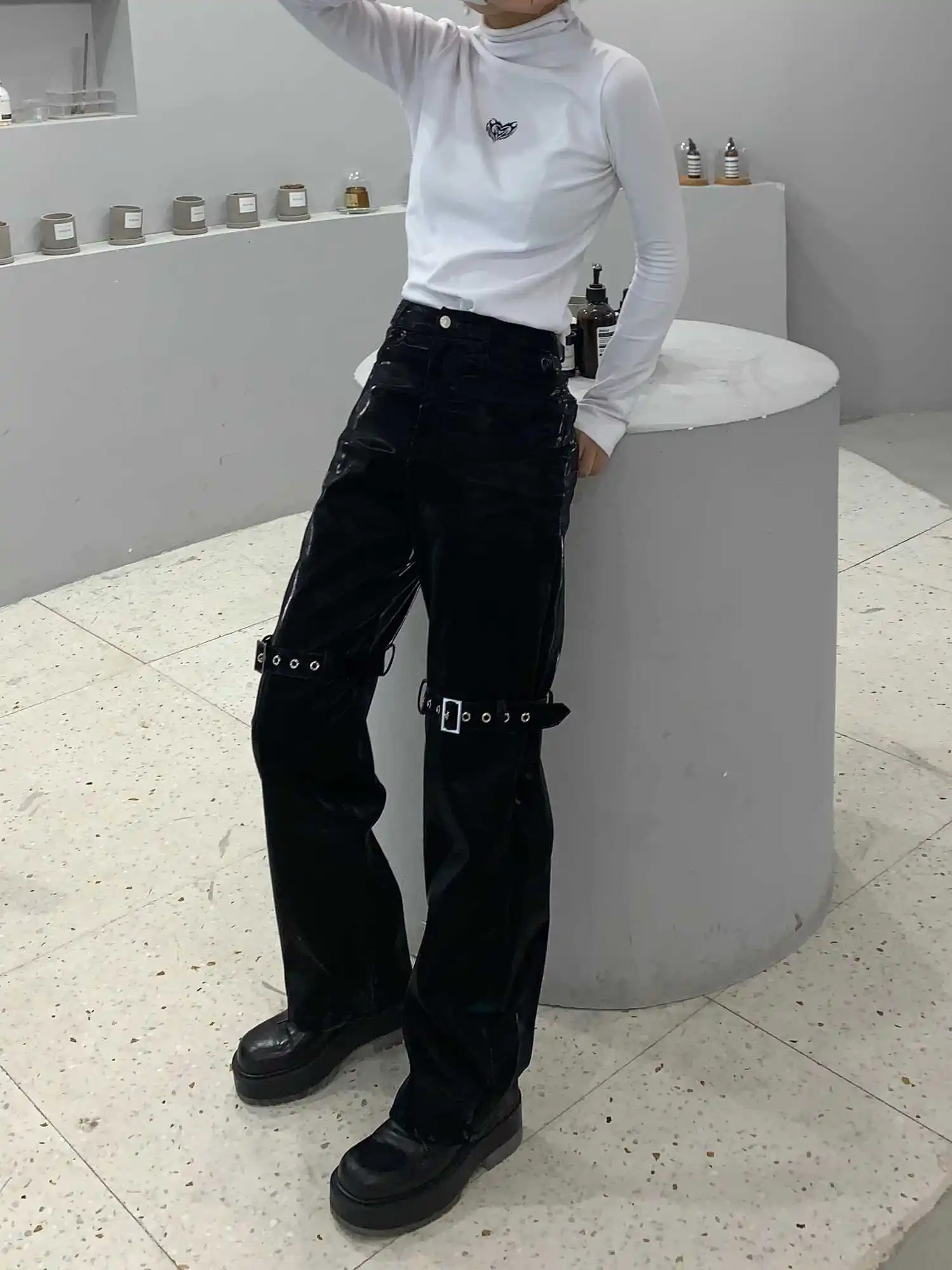 Rock Punk Patchwork Metal Zipper Jogger Hip-hop Harem Track Black Pants Harajuku Sweatpant Trouser Bottom
Rock Punk Patchwork Metal Zipper Jogger Hip-hop Harem Track Black Pants Harajuku Sweatpant Trouser Bottom