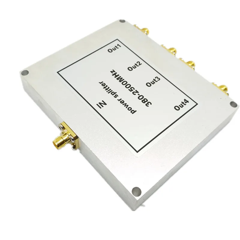 SMA splitter WIFI ordinary wireless coverage 380-2500M one minute four power splitter SMA connector
SMA splitter WIFI ordinary wireless coverage 380-2500M one minute four power splitter SMA connector