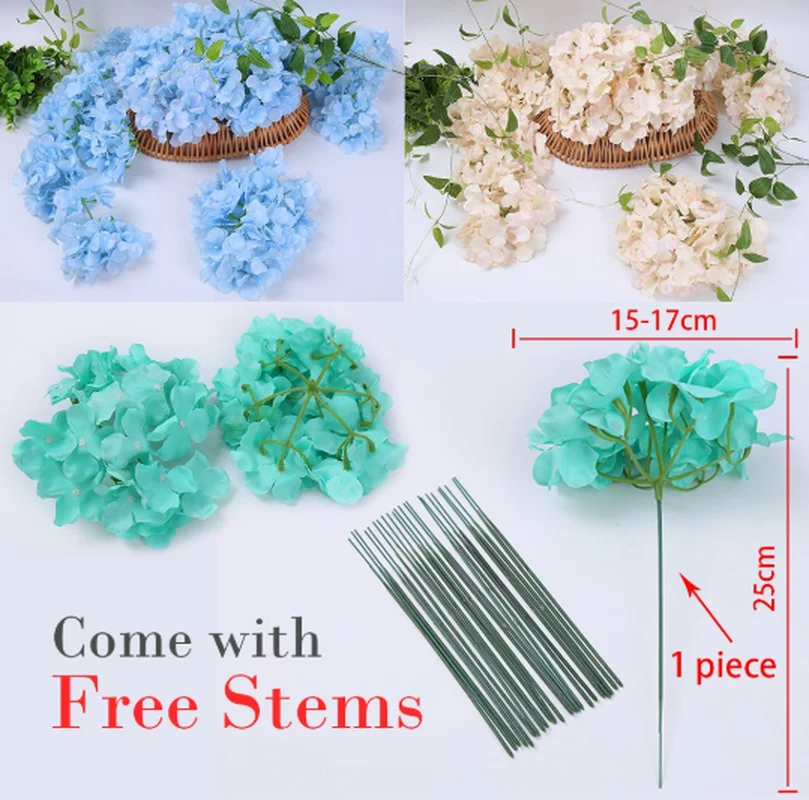Artificial flower hydrangea head wedding flower wall road lead decorative flower DIY flower wall accessories
Artificial flower hydrangea head wedding flower wall road lead decorative flower DIY flower wall accessories