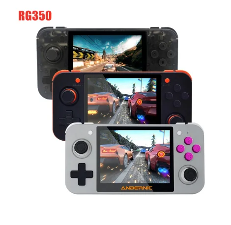 Новый Ретро игровой RG 350 портативная игровая консоль мини 64 бит 3 5 дюймов IPS экран