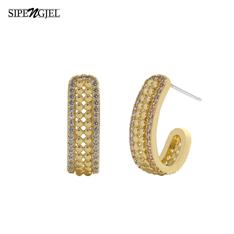 SIPENGJEL Fashion Goth Stud Earrings Punk Personality Geometric Beard Earrings For Women Jewelry 2021
SIPENGJEL Fashion Goth Stud Earrings Punk Personality Geometric Beard Earrings For Women Jewelry 2021