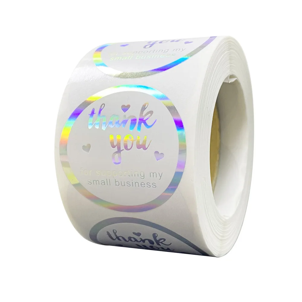 Multi-design Rainbow Laser Thank You Stickers 50-500pcs Round Holographic Business Labels Gift Packaging Seal Labels Stickers
Multi-design Rainbow Laser Thank You Stickers 50-500pcs Round Holographic Business Labels Gift Packaging Seal Labels Stickers
