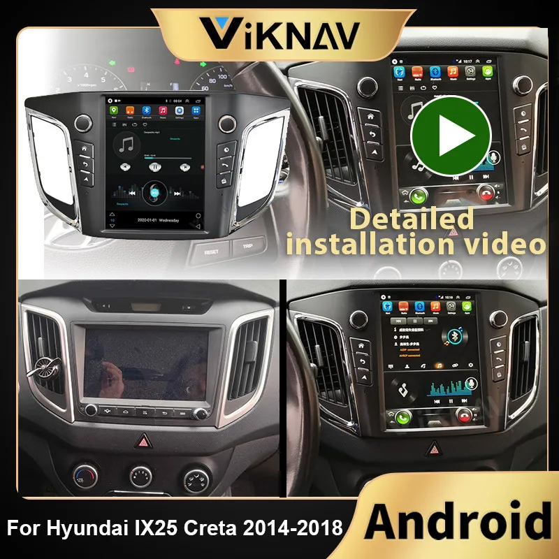 Автомагнитола на Android, мультимедийный плеер для Hyundai IX25 Creta 2014, 2015, 2016, 2017, 2018, автомобильный GPS-навигатор, DVD стерео приемник
Автомагнитола на Android, мультимедийный плеер для Hyundai IX25 Creta 2014, 2015, 2016, 2017, 2018, автомобильный GPS-навигатор, DVD стерео приемник
