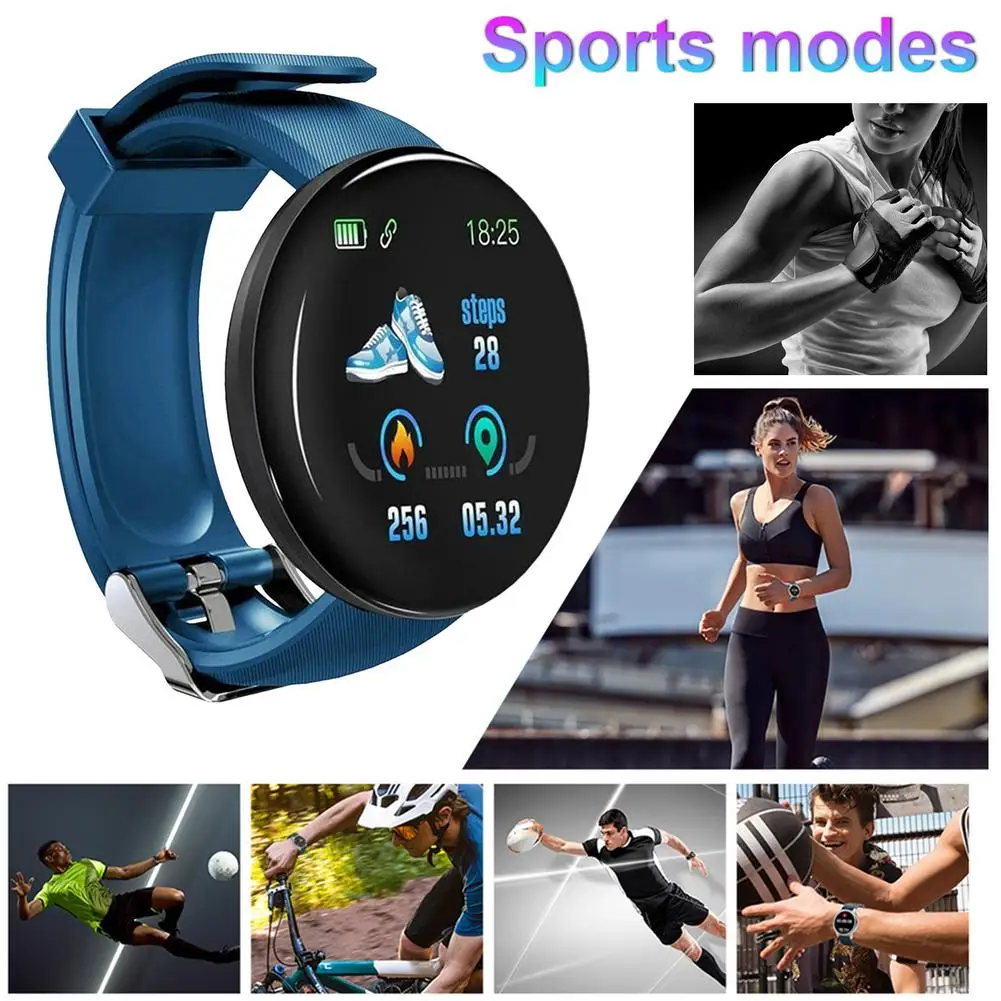 D18S BT4.0 Waterproof Smart Watch Blood Pressure Heart Rate Sleep Monitoring Sport Fitness Tracker Bracelet For IOS & Android 
D18S BT4.0 Waterproof Smart Watch Blood Pressure Heart Rate Sleep Monitoring Sport Fitness Tracker Bracelet For IOS & Android