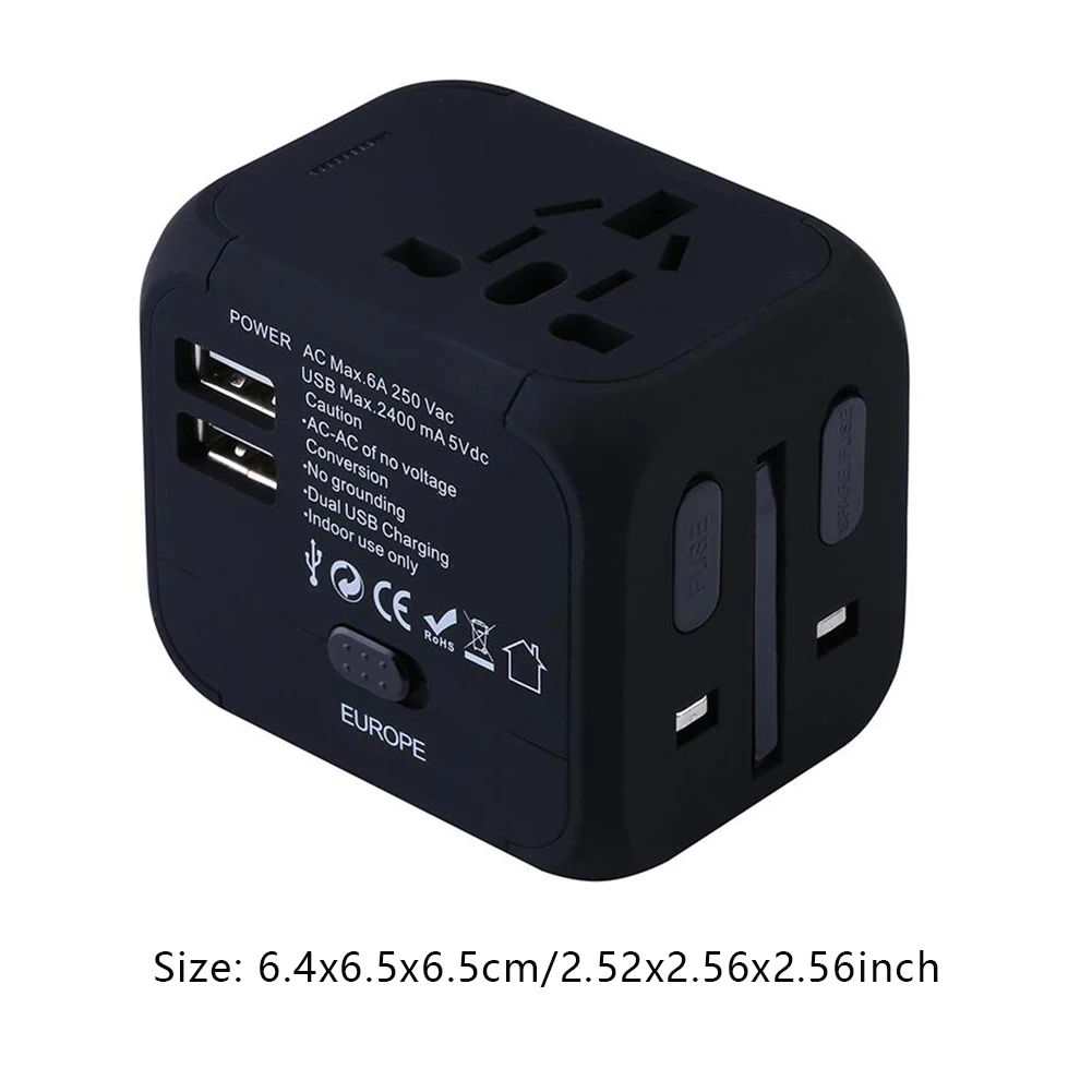 Fast USB Plug Charger Quick Charger Travel Adapter Multifunctional Dual USB Safety Fuse For Tabletphone
Fast USB Plug Charger Quick Charger Travel Adapter Multifunctional Dual USB Safety Fuse For Tabletphone