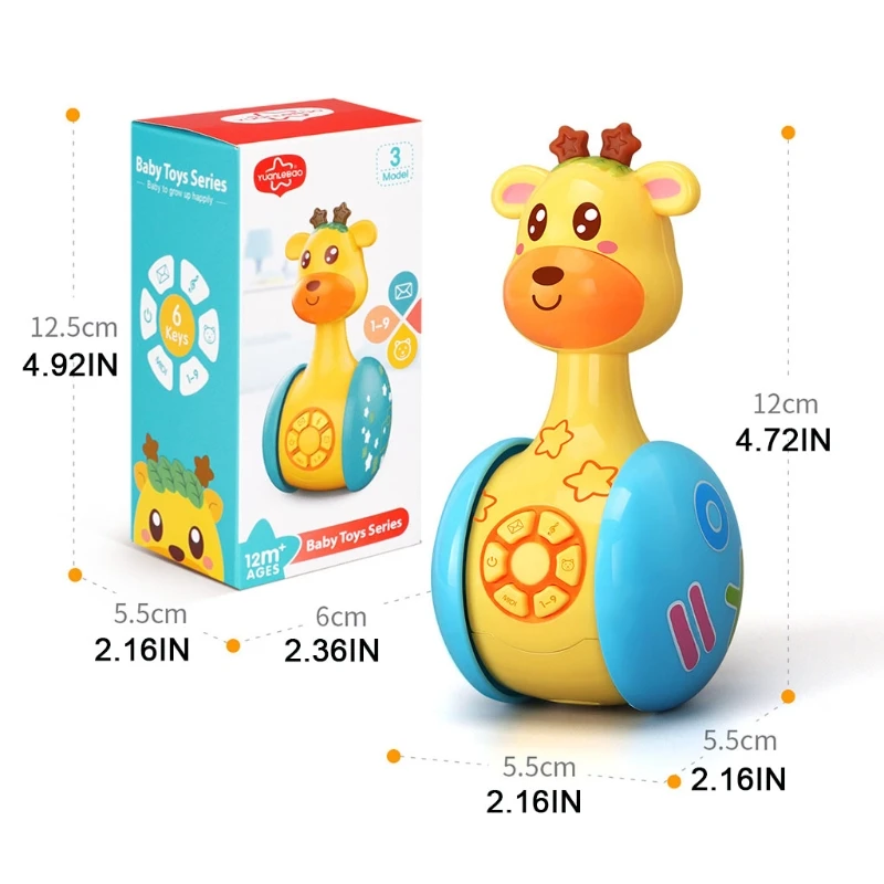 1Pc Sliding Tumbler Multifunctional Puzzle Rattle Toy with Enlightenment Stories, Dazzling Lights and Childhood Songs
1Pc Sliding Tumbler Multifunctional Puzzle Rattle Toy with Enlightenment Stories, Dazzling Lights and Childhood Songs