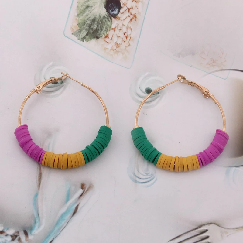 Bijoux Femme 27 Color Clay Hoop Earrings For Women C Shaped Earrings Fashion Statement Earrings Female Jewelry 2022 Oorbellen
Bijoux Femme 27 Color Clay Hoop Earrings For Women C Shaped Earrings Fashion Statement Earrings Female Jewelry 2022 Oorbellen