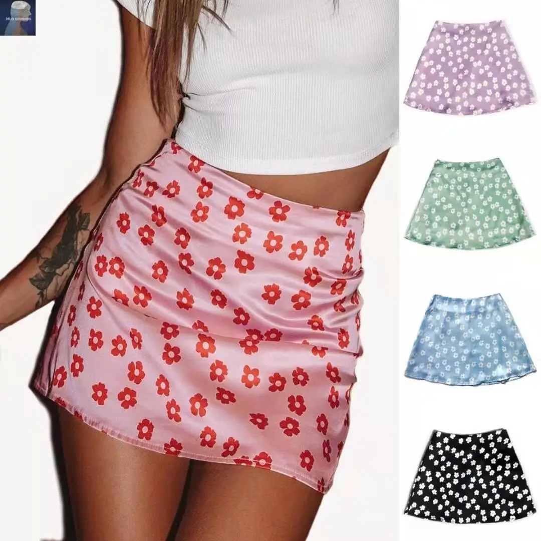 New Summer Cross Border Skirts Women 2021 Fashion Daisy Flowers Print Satin Skirt Mujer High Waisted Sexy Mini Skirt Cute Girl
New Summer Cross Border Skirts Women 2021 Fashion Daisy Flowers Print Satin Skirt Mujer High Waisted Sexy Mini Skirt Cute Girl