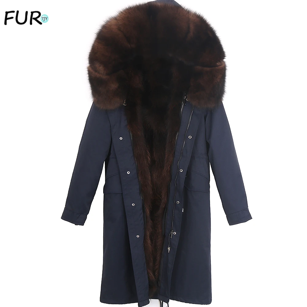 Waterproof Parka Winter Jacket men Real Fox Fur Liner Coat Big Natural Raccoon Fur Hood Thick Warm Long Parkas Streetwear New
Waterproof Parka Winter Jacket men Real Fox Fur Liner Coat Big Natural Raccoon Fur Hood Thick Warm Long Parkas Streetwear New