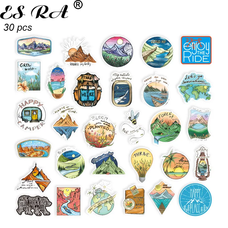 30Pcs Decals Outdoor Stickers Aesthetic Laptop Pegatinas Hiking Camping Waterproof PVC Bottle Journal Helmet Decorate DIY
30Pcs Decals Outdoor Stickers Aesthetic Laptop Pegatinas Hiking Camping Waterproof PVC Bottle Journal Helmet Decorate DIY
