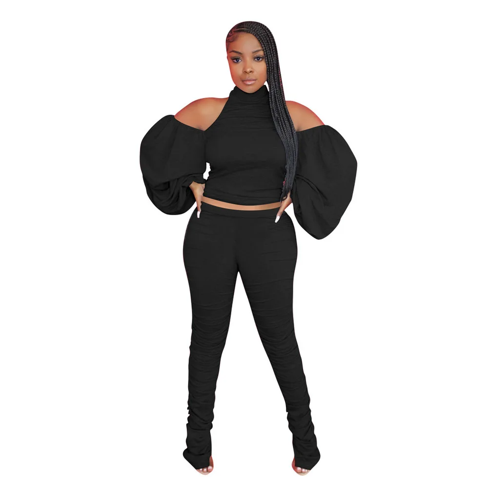 Women Fitness Two Piece Set Casual Sport Suit Halter Neck Open Back Crop Tops and Stacked Sweatpant Jogger Lounge Wear Tracksuit
Women Fitness Two Piece Set Casual Sport Suit Halter Neck Open Back Crop Tops and Stacked Sweatpant Jogger Lounge Wear Tracksuit