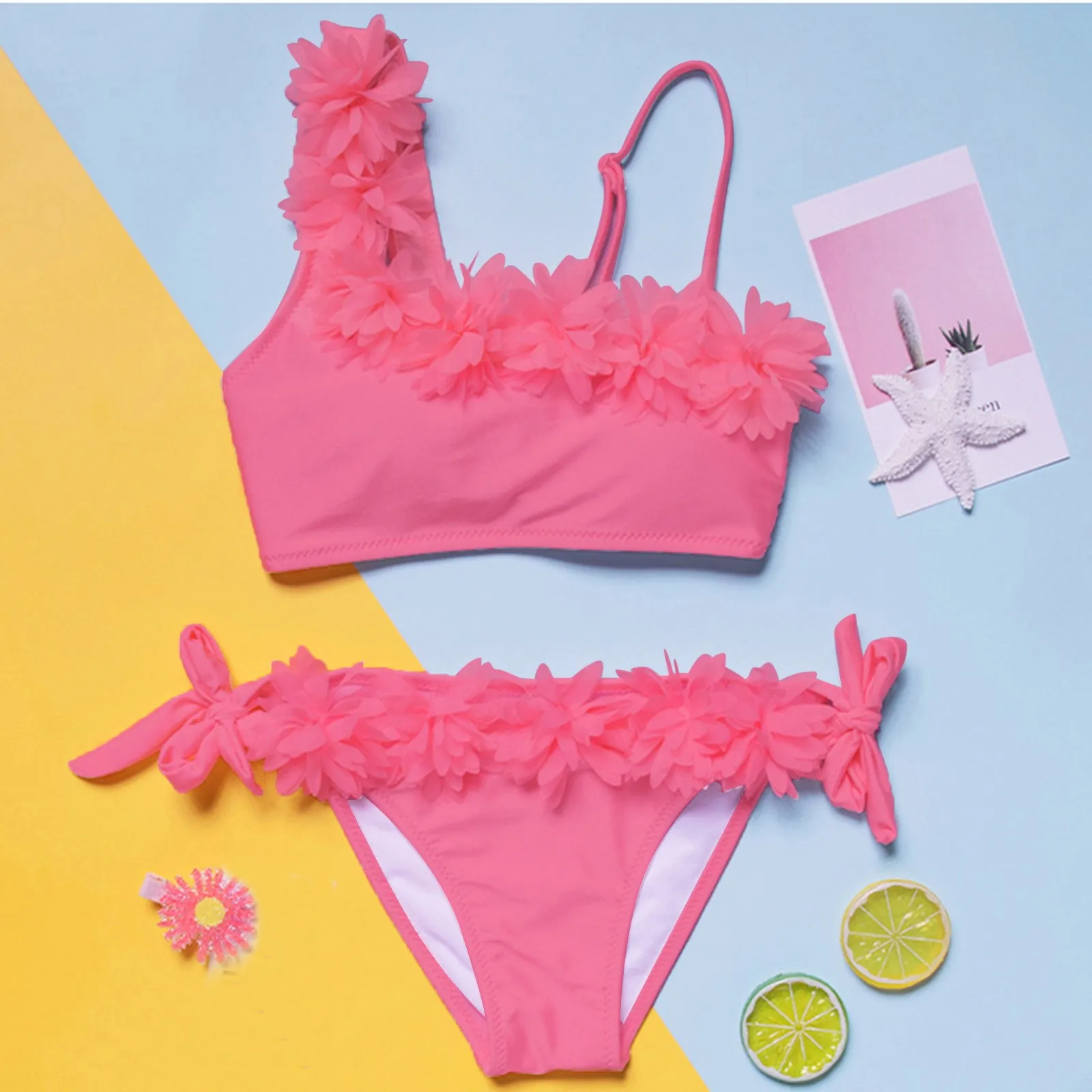 2021 Girl Swimsuit Floral Two Piece Bikini Children's Swimwear Swim Suits Beachwear Bathing Suit купальник для девочки E2
2021 Girl Swimsuit Floral Two Piece Bikini Children's Swimwear Swim Suits Beachwear Bathing Suit купальник для девочки E2