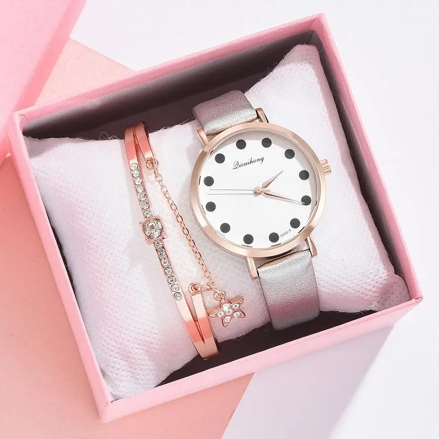 Women Watches Set Fashion Leather Strap Dress Ladies Wrist Watch Luxury Magnetic Bracelet Quartz Clock relojes para mujer
Women Watches Set Fashion Leather Strap Dress Ladies Wrist Watch Luxury Magnetic Bracelet Quartz Clock relojes para mujer