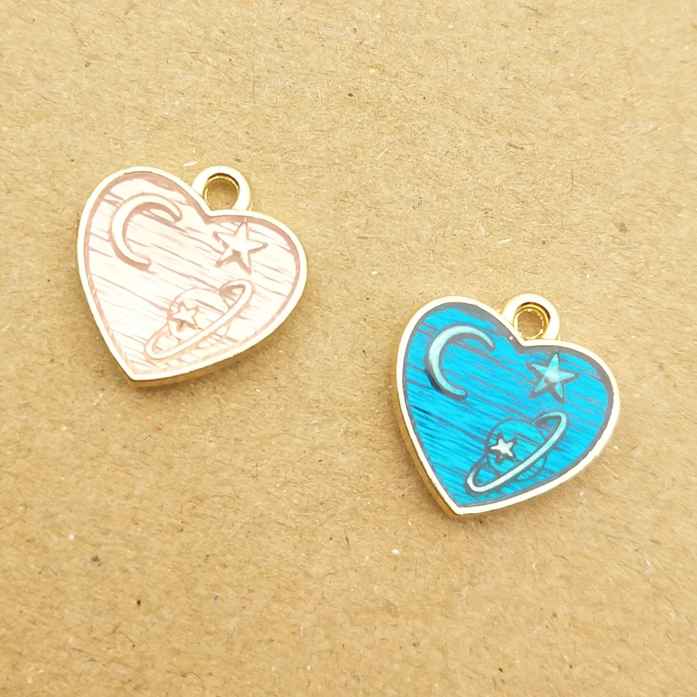 10pcs enamel heart universe charm for jewelry making and crafting earring charm fashion pendant heart charm 11x11mm
10pcs enamel heart universe charm for jewelry making and crafting earring charm fashion pendant heart charm 11x11mm