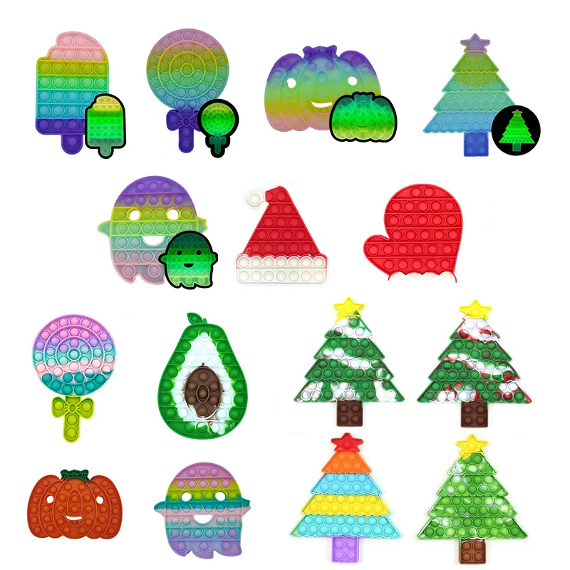 Pop Simple Dimple Fidget Toys Halloween Christmas Anti Stress Reliever Push Bubble Sensory Toys for Adult Kids Antistress Gifts
Pop Simple Dimple Fidget Toys Halloween Christmas Anti Stress Reliever Push Bubble Sensory Toys for Adult Kids Antistress Gifts
