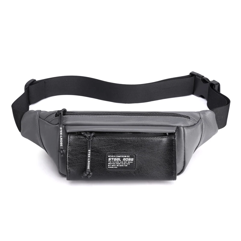Fashion PU Leather Solid Zipper Men's Chest Shoulder Messenger Crossbody Bags Bolso Hombre Designer Fanny Pack Sacoche Homme
Fashion PU Leather Solid Zipper Men's Chest Shoulder Messenger Crossbody Bags Bolso Hombre Designer Fanny Pack Sacoche Homme