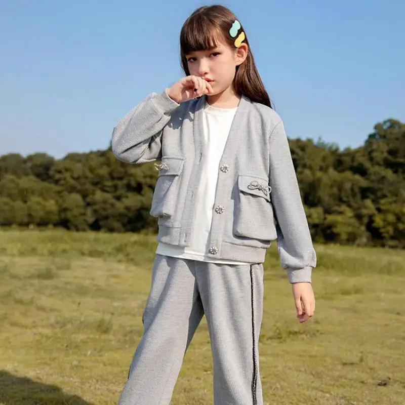 2 Piece Sport Clothes Set For Girls Autumn Spring Jackets And Pants Outfits Children Jackets Outerwear Suit 5-14 Years Kids
2 Piece Sport Clothes Set For Girls Autumn Spring Jackets And Pants Outfits Children Jackets Outerwear Suit 5-14 Years Kids