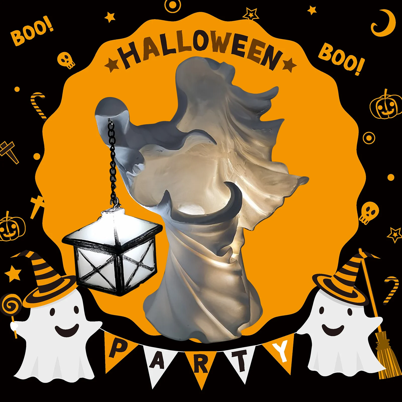 The Ghost Looking for Light Hell Messenger with Lantern Home Decoration Lighting Lamp Battery Power Luminous Ornament
The Ghost Looking for Light Hell Messenger with Lantern Home Decoration Lighting Lamp Battery Power Luminous Ornament