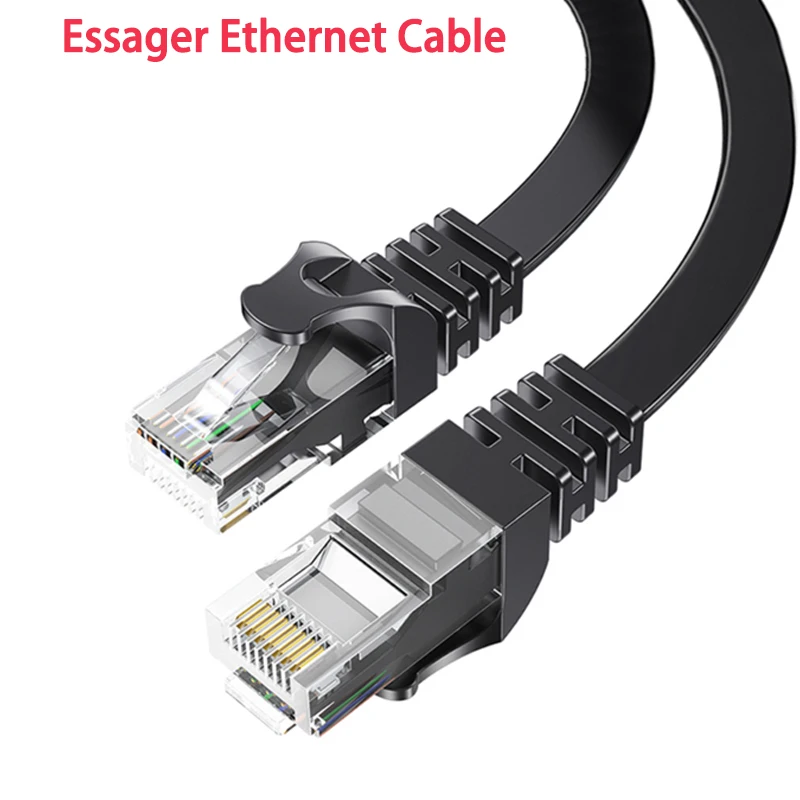 Ethernet-кабель Essager Cat6 Lan-кабель UTP RJ45 сетевой коммутационный кабель 0 5-3 м для