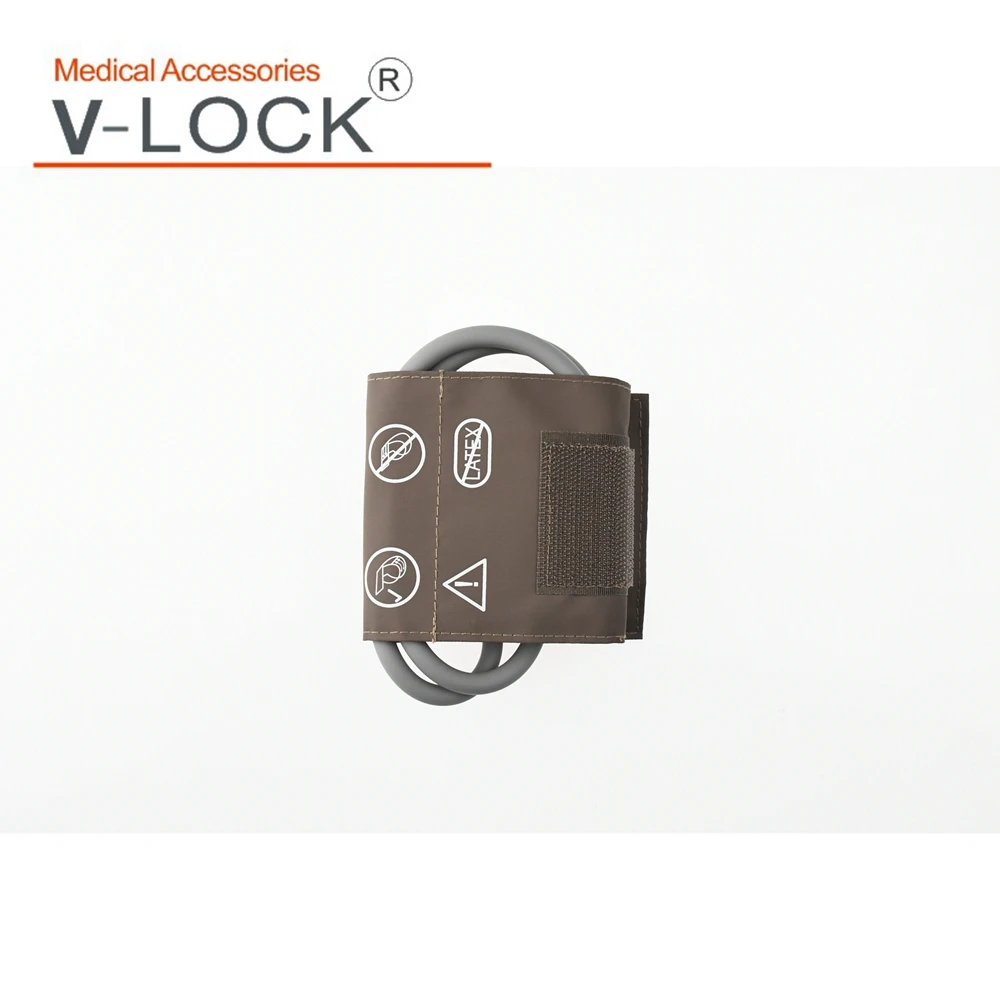 Манжета для младенцев Mindray для артериального давления на руку с пузырьком, двойная трубка, манжета из искусственной кожи