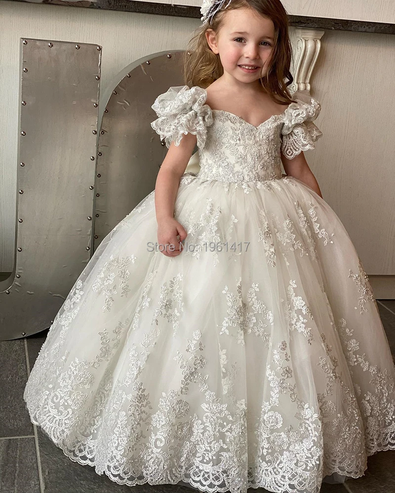 New Customized High Quality Girls First Communion Dress Lace Puffy Tulle Flower Girl Dress Wedding Party Princess Clothes AG0343
New Customized High Quality Girls First Communion Dress Lace Puffy Tulle Flower Girl Dress Wedding Party Princess Clothes AG0343