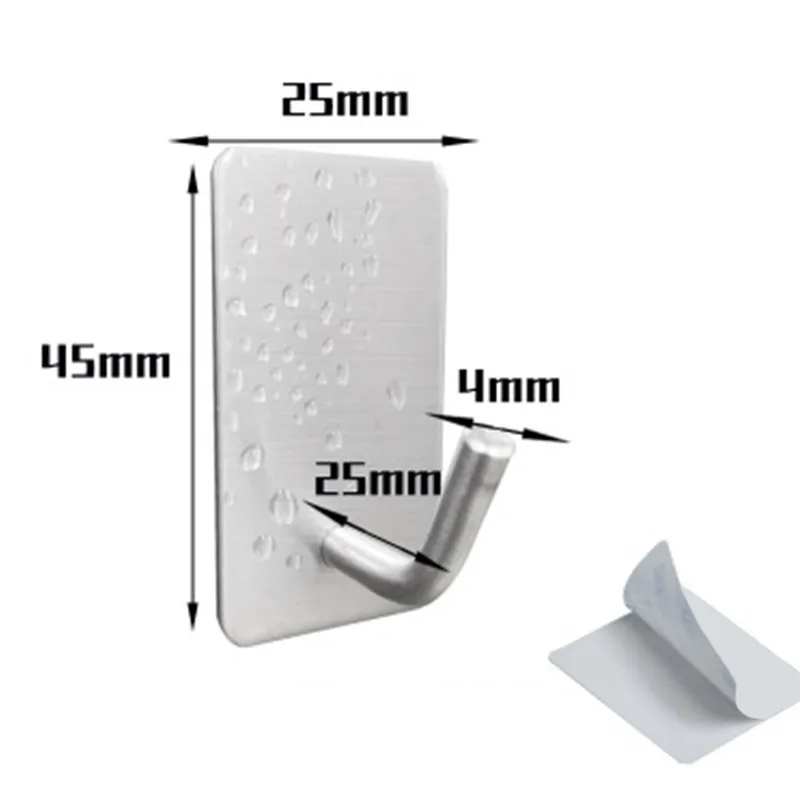 1/8PCS Hooks Self Adhesive Home Kitchen Wall Door Stainless Steel Holder Hook Hanger Hooks For Hanging
1/8PCS Hooks Self Adhesive Home Kitchen Wall Door Stainless Steel Holder Hook Hanger Hooks For Hanging