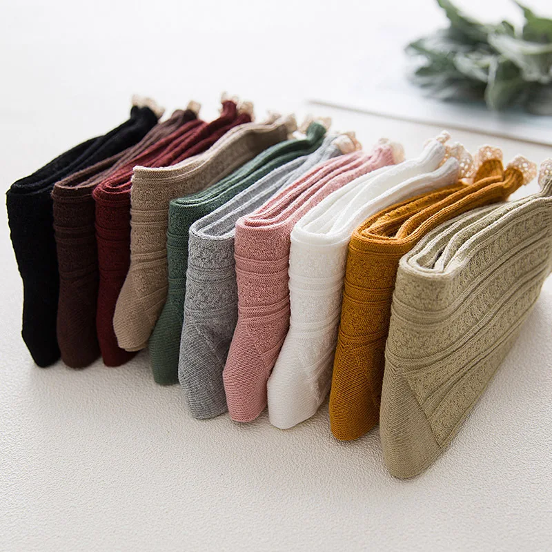 5 Pairs Cotton Vintage Lace Edge Women Socks Winter Skateboard Cycling Designer Socks Fashion Solid Color Femme Sokken
5 Pairs Cotton Vintage Lace Edge Women Socks Winter Skateboard Cycling Designer Socks Fashion Solid Color Femme Sokken