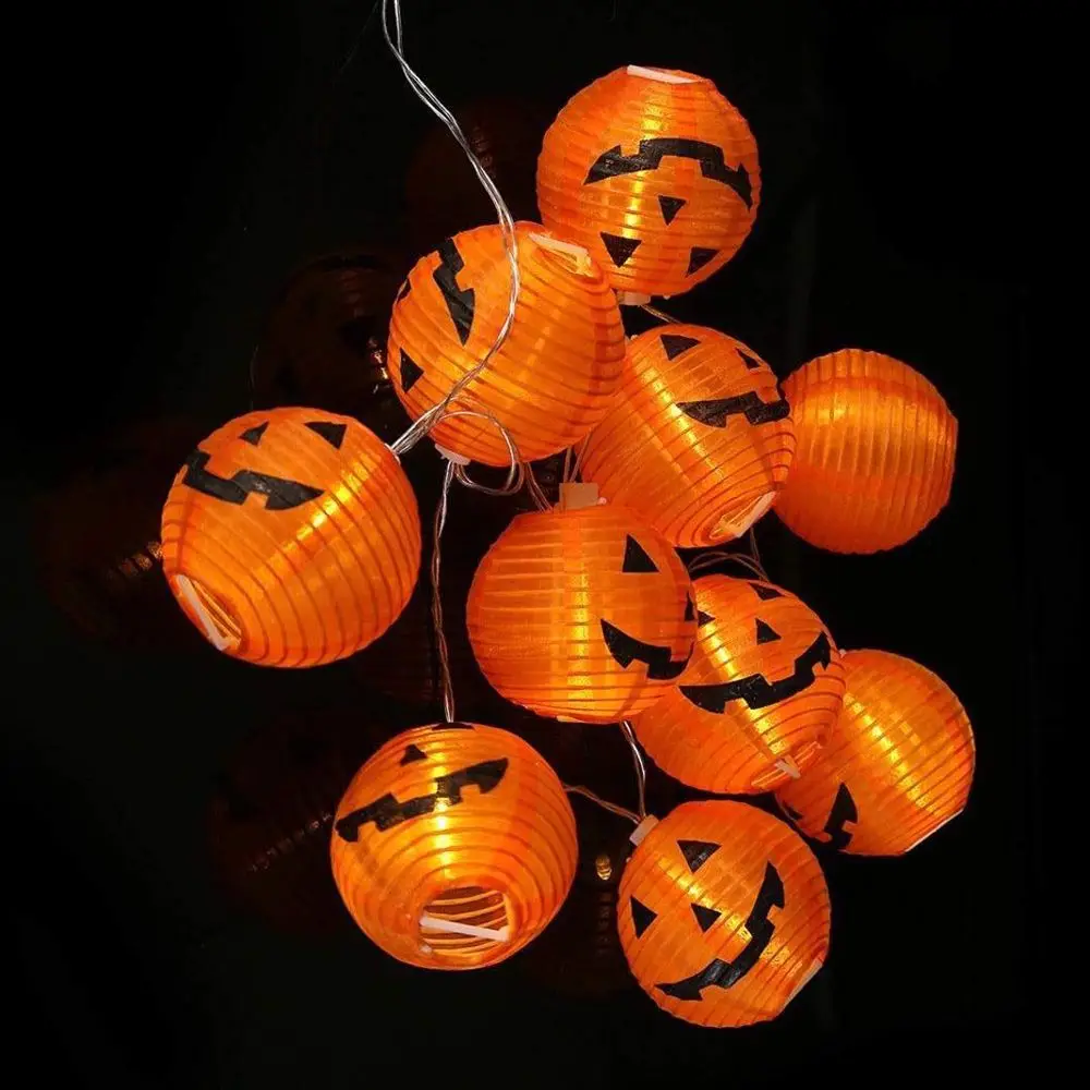 1.2M 10LED Festival Prop Luminous Outdoor Scene Lamp Ghost Lights String Pumpkin LED Lantern Fairy Party Layout Halloween Decor
1.2M 10LED Festival Prop Luminous Outdoor Scene Lamp Ghost Lights String Pumpkin LED Lantern Fairy Party Layout Halloween Decor